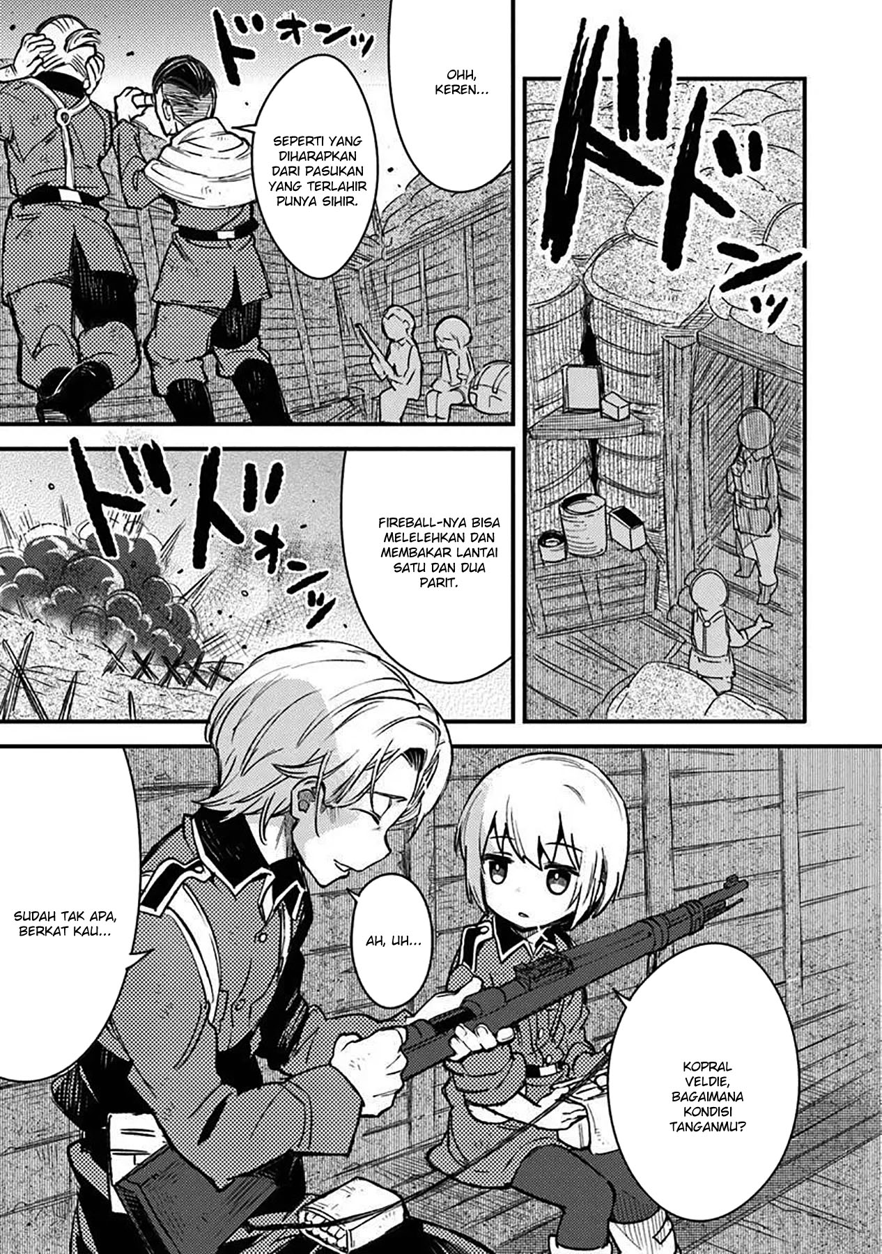 TS Eiseihei-san no Senjou Nikki Chapter 12 Gambar 23