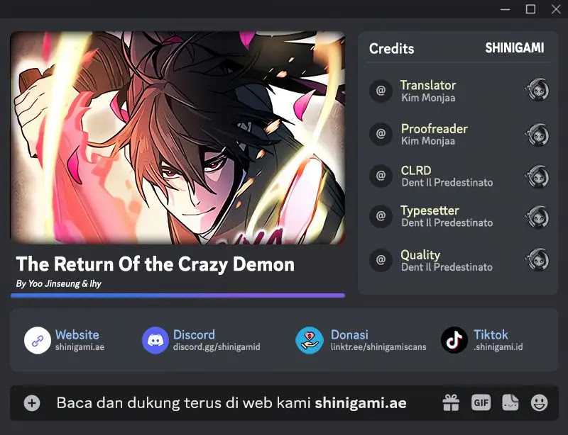 Komik Return of the Mad Demon Chapter 129 gambar nomor 1
