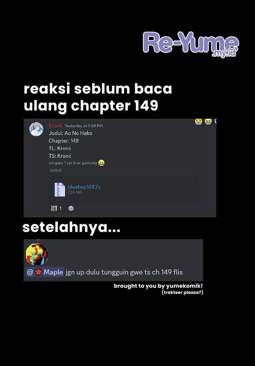 Ao no Hako Chapter 149 Gambar 19