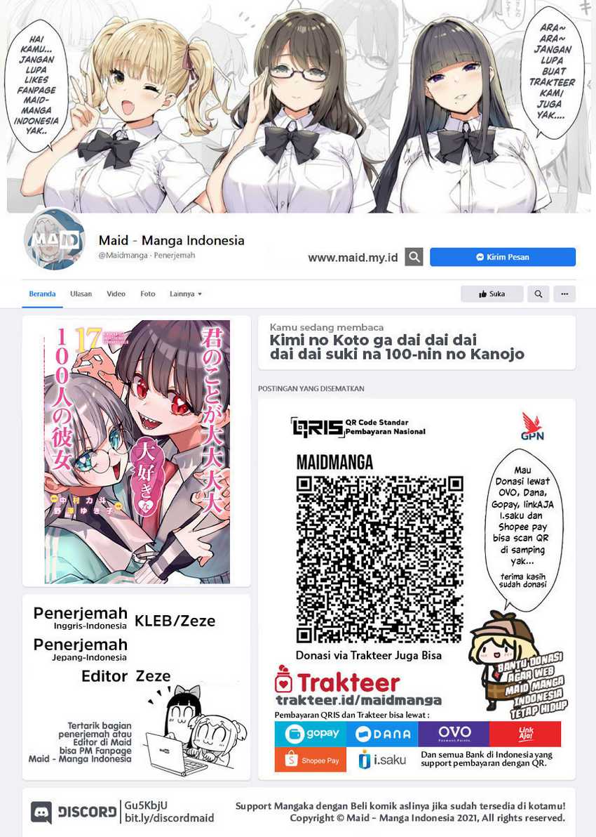 Manga Kimi no Koto ga Dai Dai Dai Dai Daisuki na 100-ri no Kanojo Chapter 125 gambar nomor 2