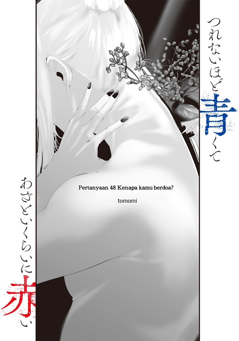 Tsurenai Hodo Aokute Azatoi Kurai ni Akai Chapter 48 Gambar 6