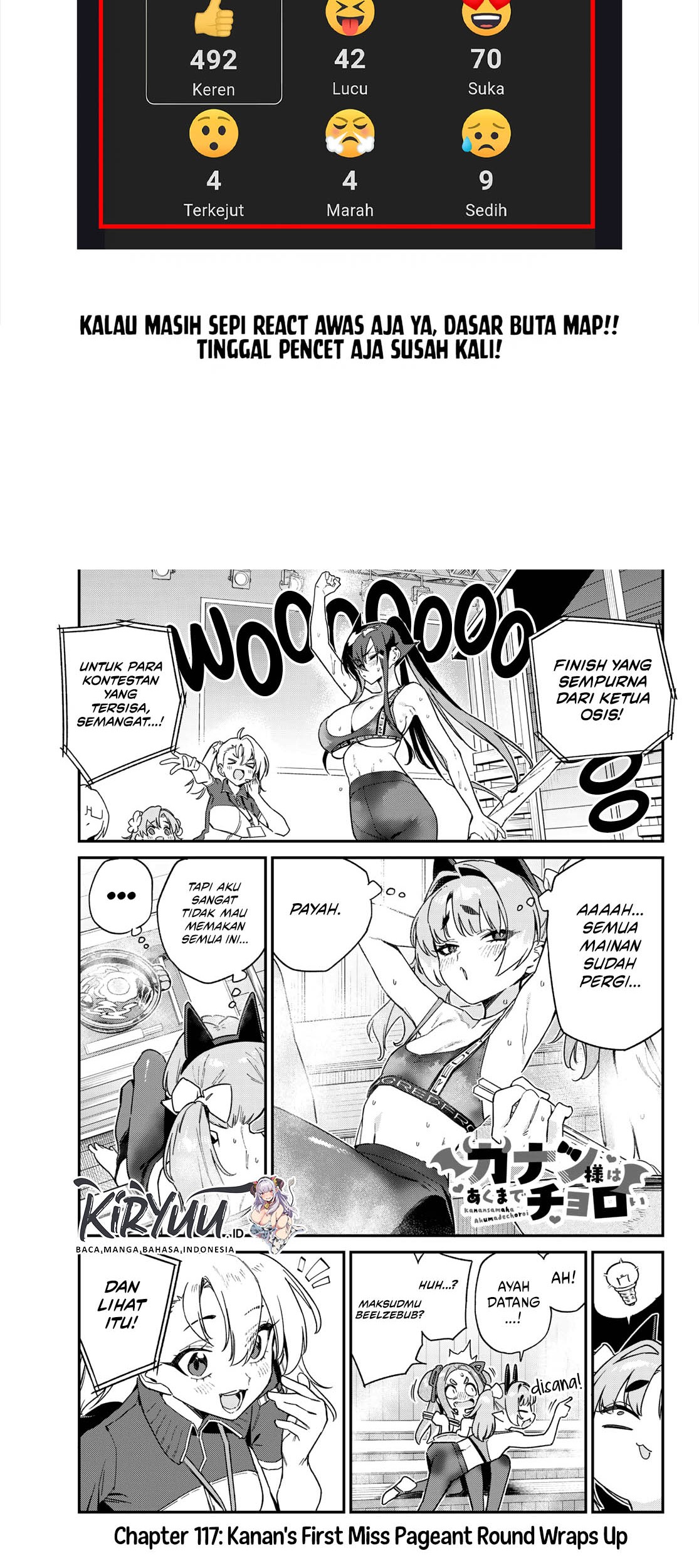 Kanan-sama wa Akumade Choroi Chapter 117 Gambar 3