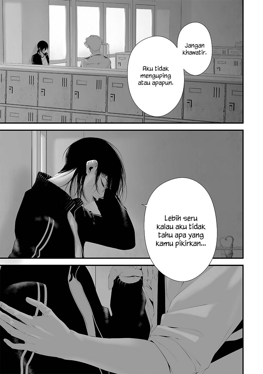 Tsurenai Hodo Aokute Azatoi Kurai ni Akai Chapter 49 Gambar 9