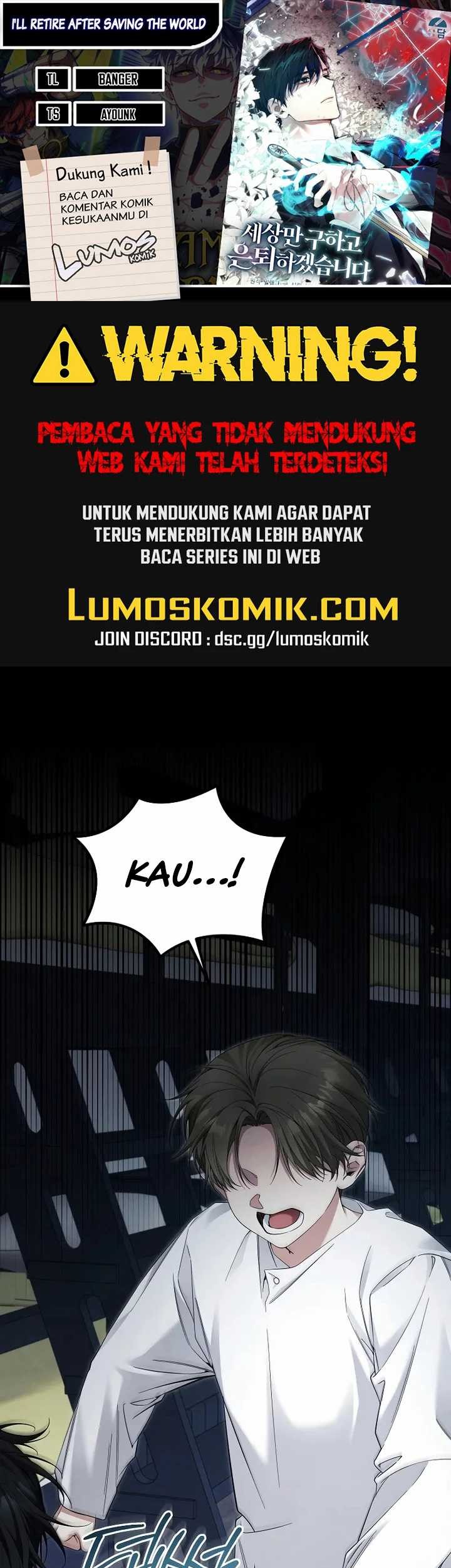 Komik I’ll Retire After Saving the World Chapter 39 gambar nomor 1