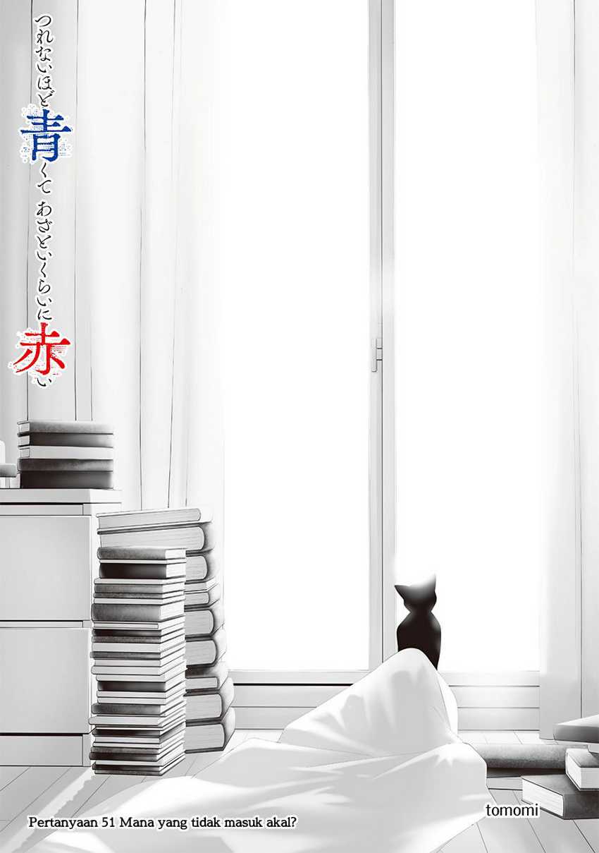 Tsurenai Hodo Aokute Azatoi Kurai ni Akai Chapter 51 Gambar 3