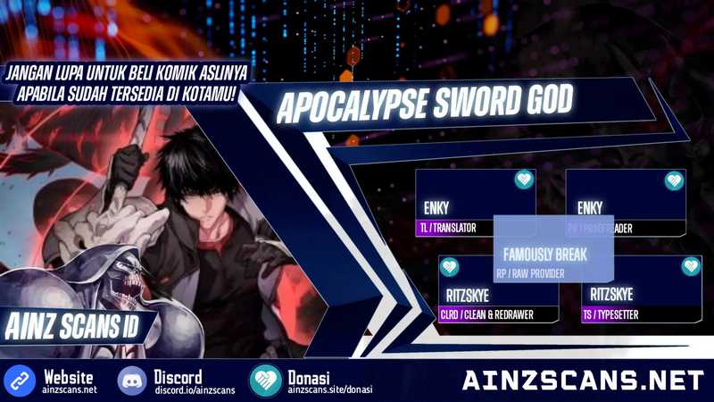 Komik Apocalypse Sword God Chapter 25 gambar nomor 1