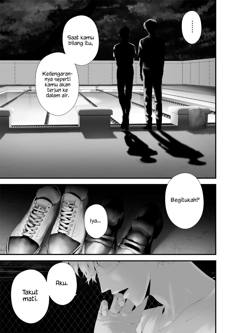 Tsurenai Hodo Aokute Azatoi Kurai ni Akai Chapter 59 Gambar 9