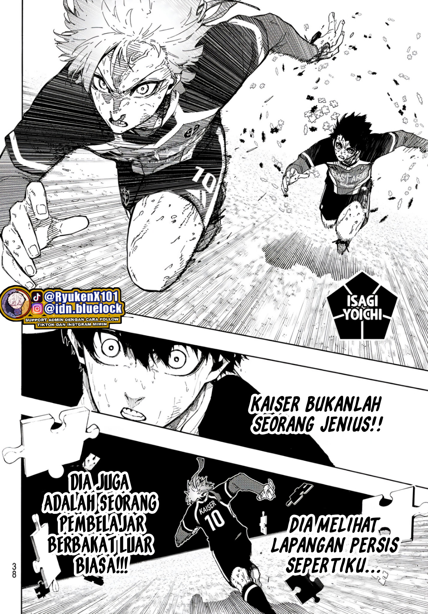 Manga Blue Lock Chapter 282 gambar nomor 2