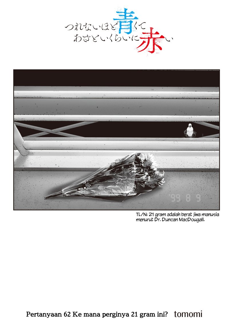 Tsurenai Hodo Aokute Azatoi Kurai ni Akai Chapter 62 Gambar 3