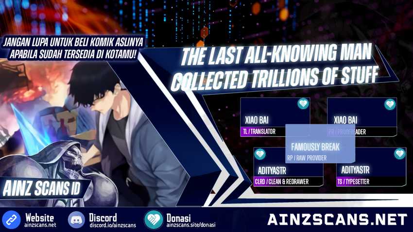 Komik The Last All-Knowing Man Collected Trillions of Stuff from Day One Chapter 35 gambar nomor 1