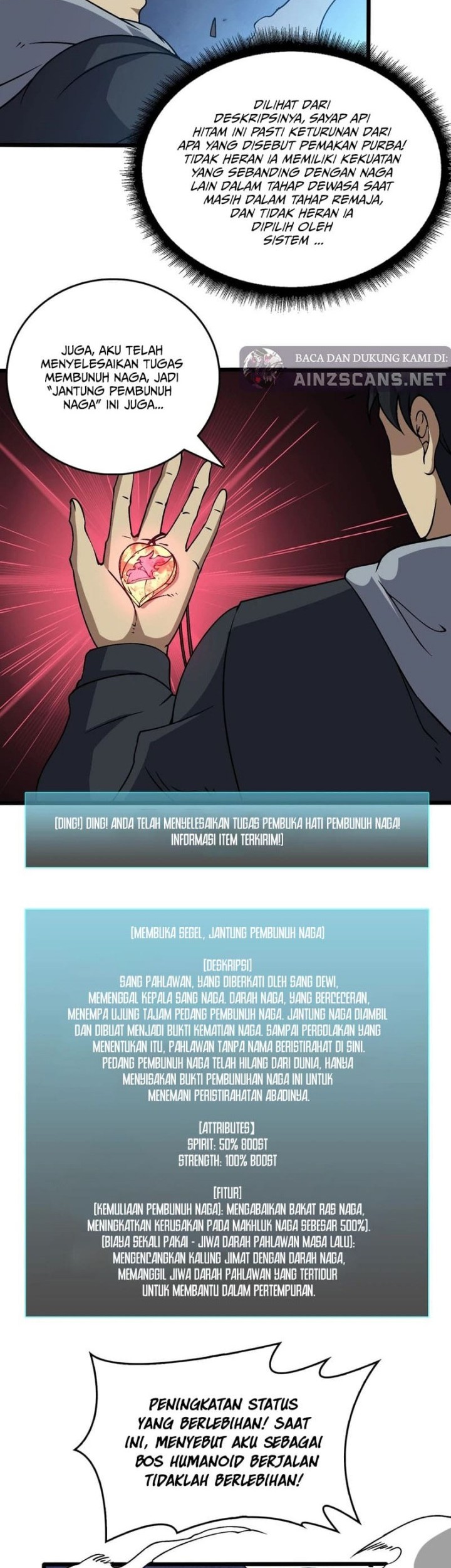 I Become Invincible Black Dragon Boss At The Start Chapter 33 Gambar 36