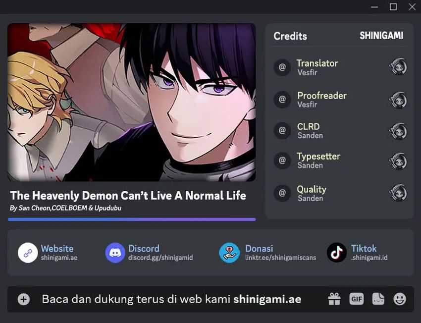 Komik The Heavenly Demon Can’t Live a Normal Life Chapter 127 gambar nomor 1