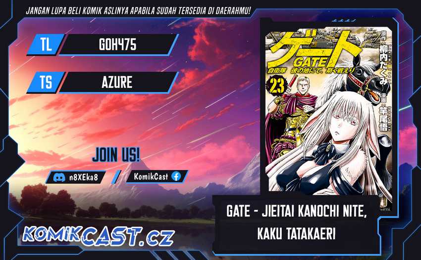 Komik Gate – Jietai Kare no Chi nite Kaku Tatakeri Chapter 135 gambar nomor 1