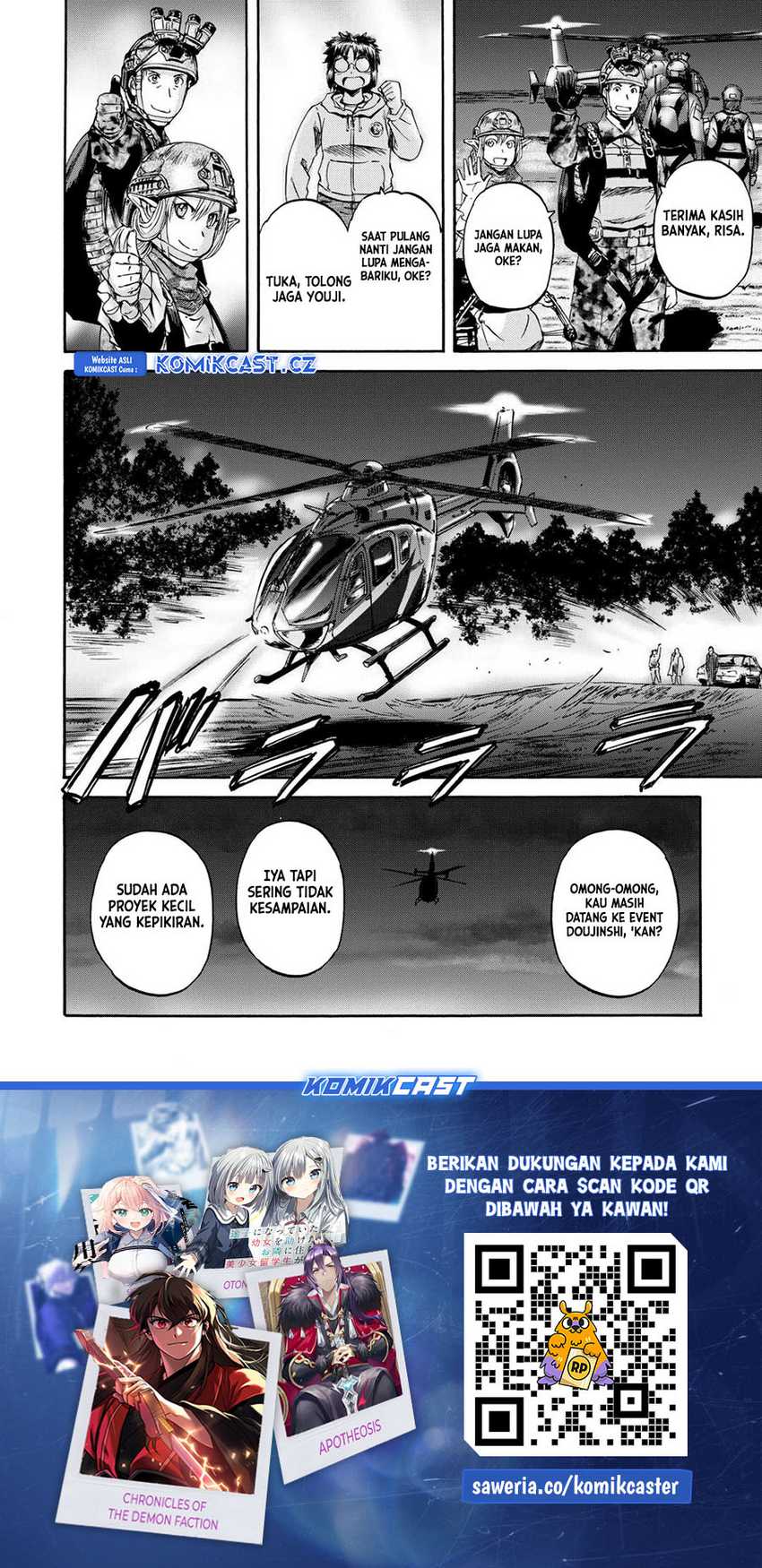 Gate – Jietai Kare no Chi nite Kaku Tatakeri Chapter 135 Gambar 37