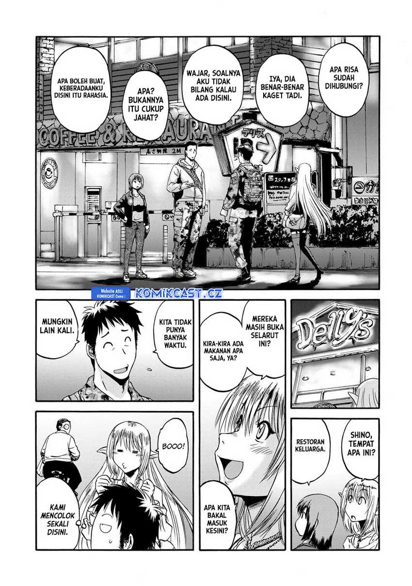 Gate – Jietai Kare no Chi nite Kaku Tatakeri Chapter 135 Gambar 8