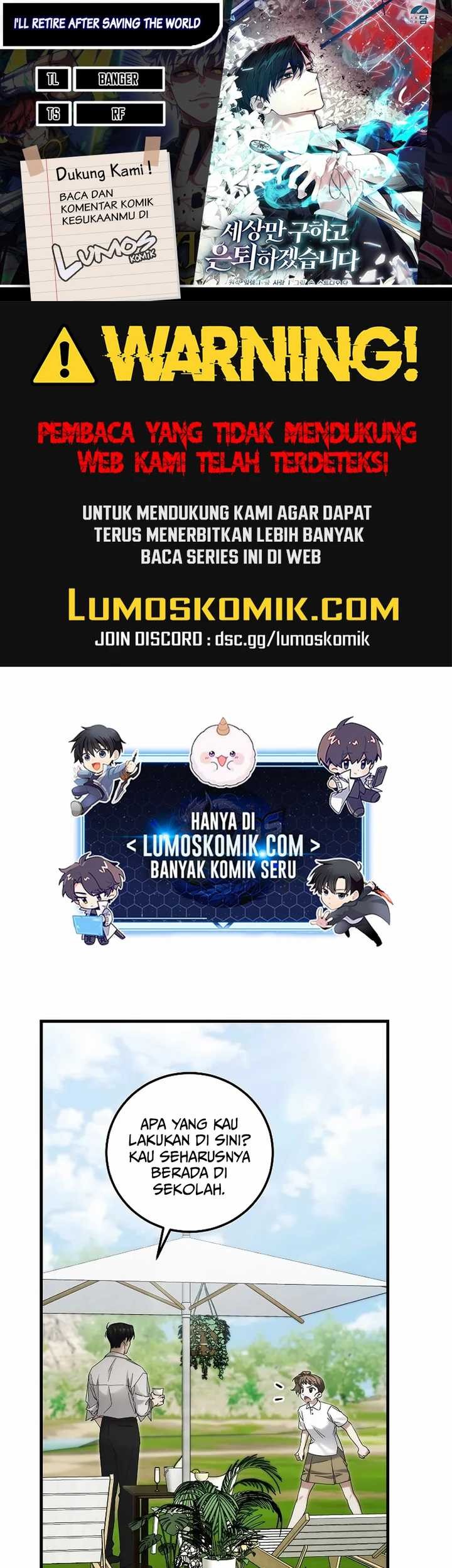 Komik I’ll Retire After Saving the World Chapter 35 gambar nomor 1