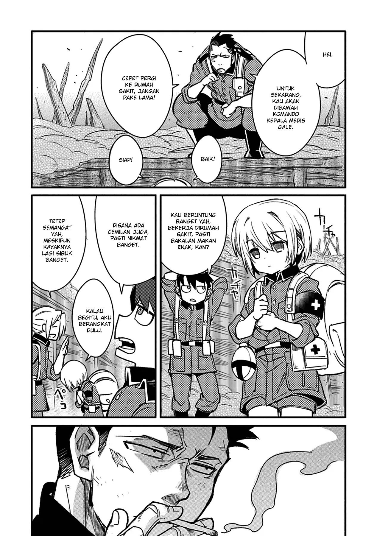 TS Eiseihei-san no Senjou Nikki Chapter 11 Gambar 13