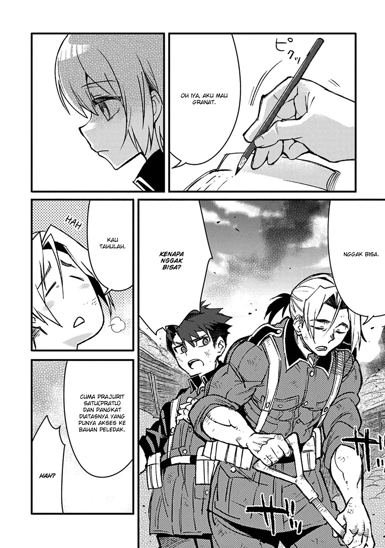 TS Eiseihei-san no Senjou Nikki Chapter 11 Gambar 8