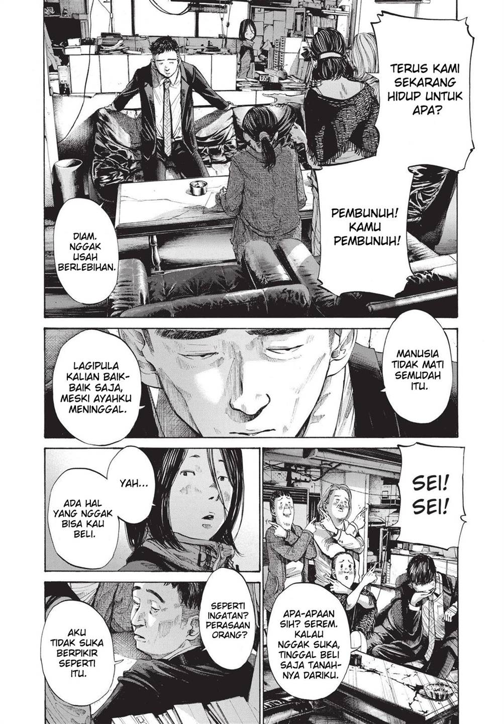 Oyasumi Punpun Chapter 95 Gambar 15