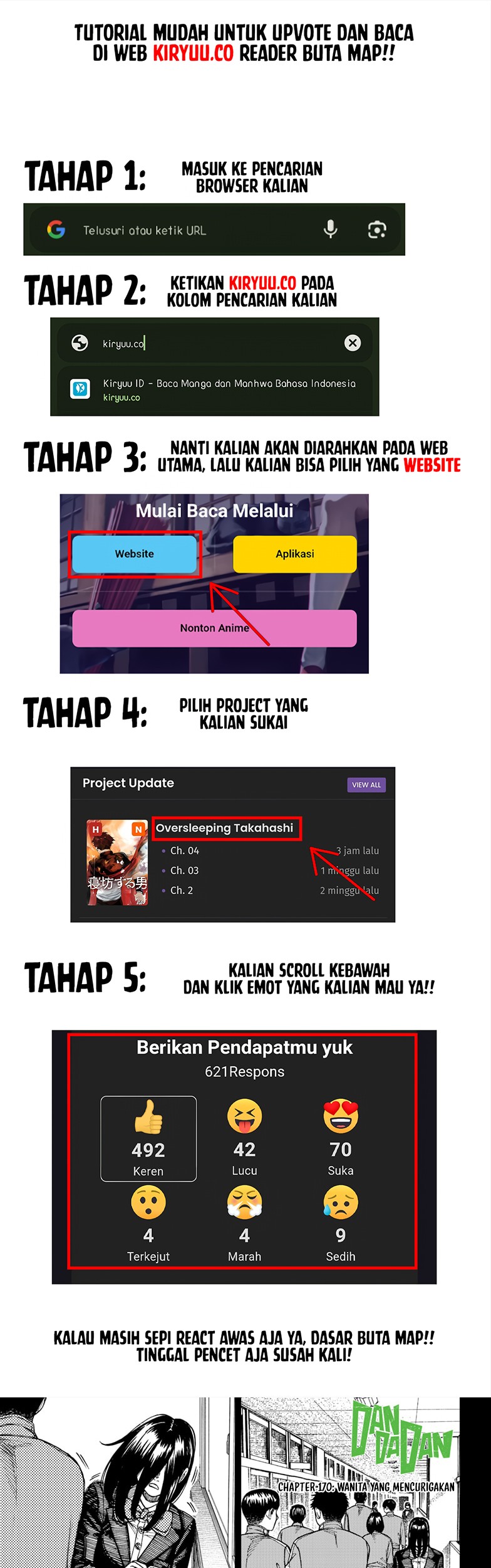 Manga DANDADAN Chapter 170 gambar nomor 2