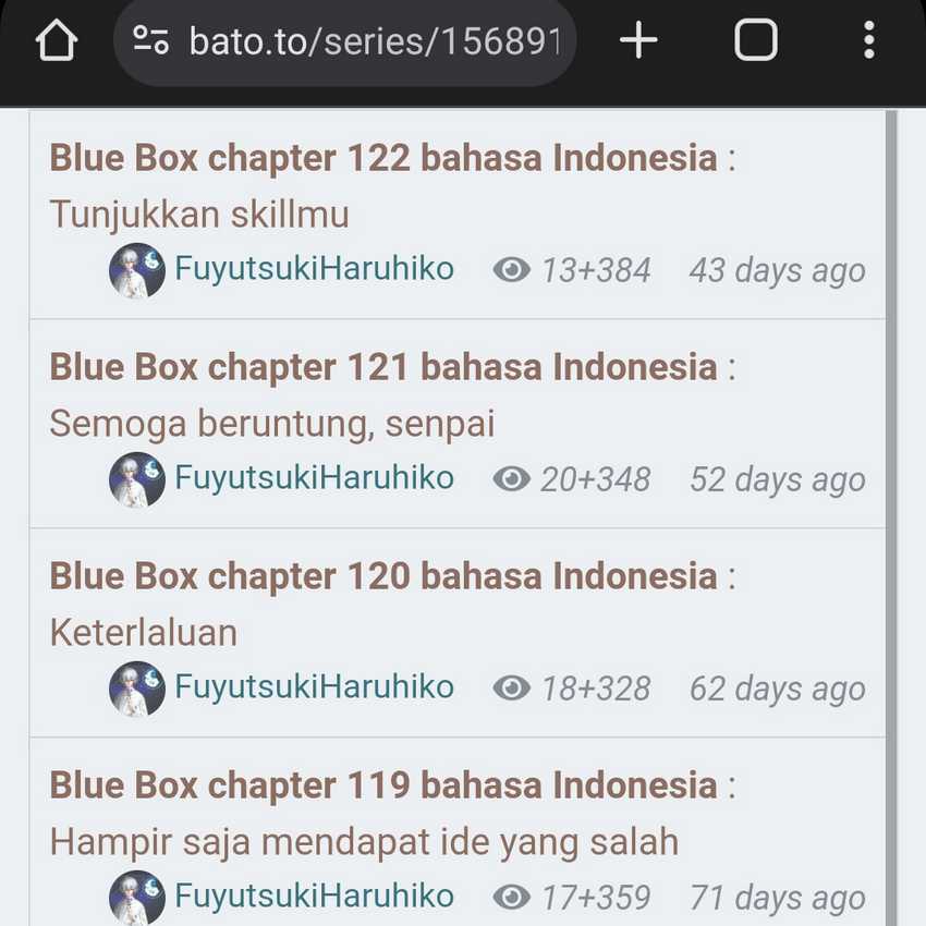 Ao no Hako Chapter 121 Gambar 21