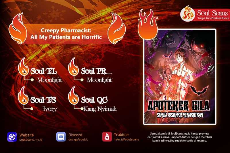 Komik Creepy Pharmacist: All My Patients Are Horrific Chapter 60 gambar nomor 1