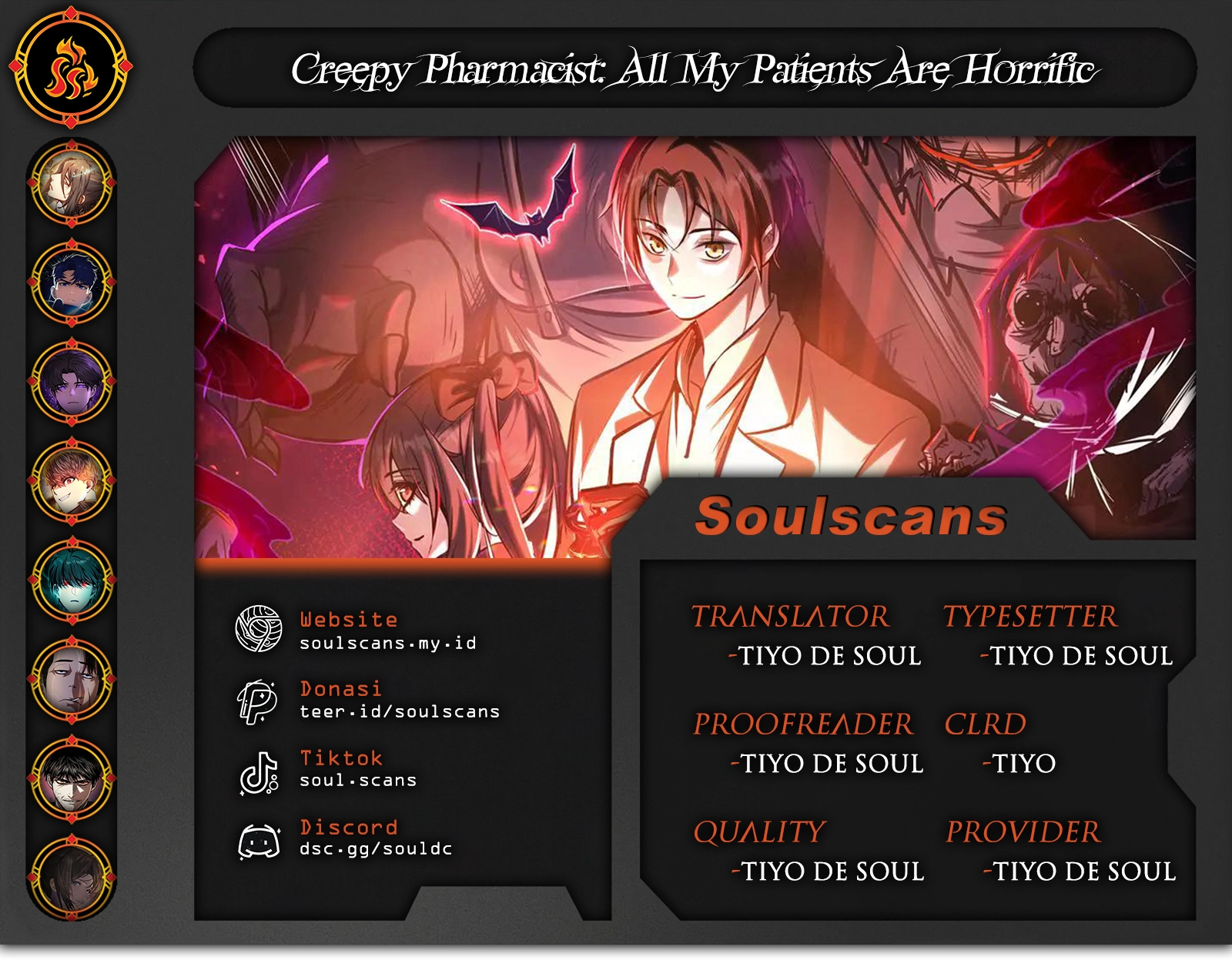 Komik Creepy Pharmacist: All My Patients Are Horrific Chapter 54 gambar nomor 1