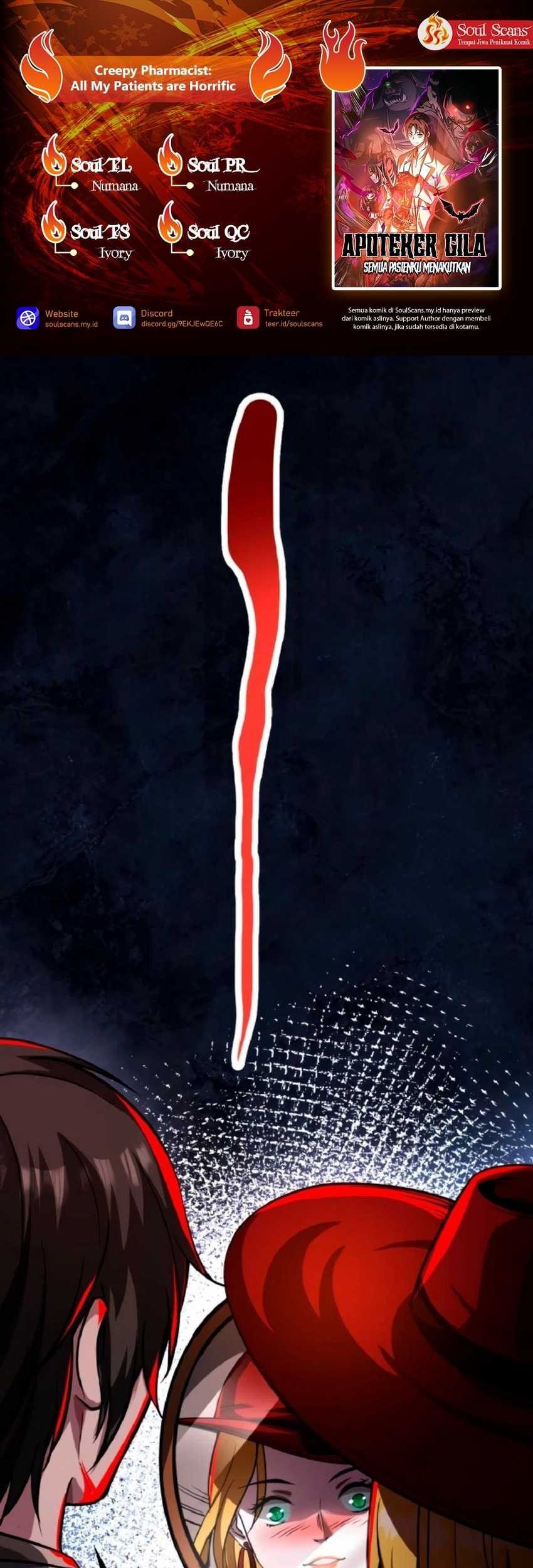 Komik Creepy Pharmacist: All My Patients Are Horrific Chapter 42 gambar nomor 1