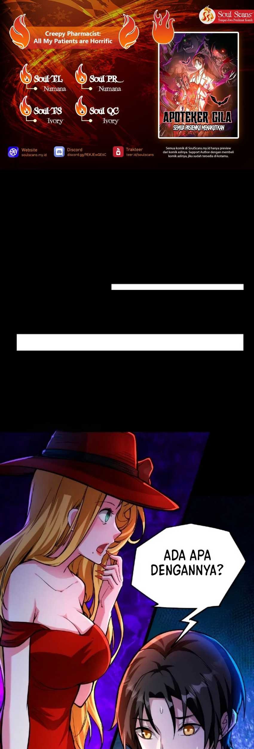 Komik Creepy Pharmacist: All My Patients Are Horrific Chapter 44 gambar nomor 1