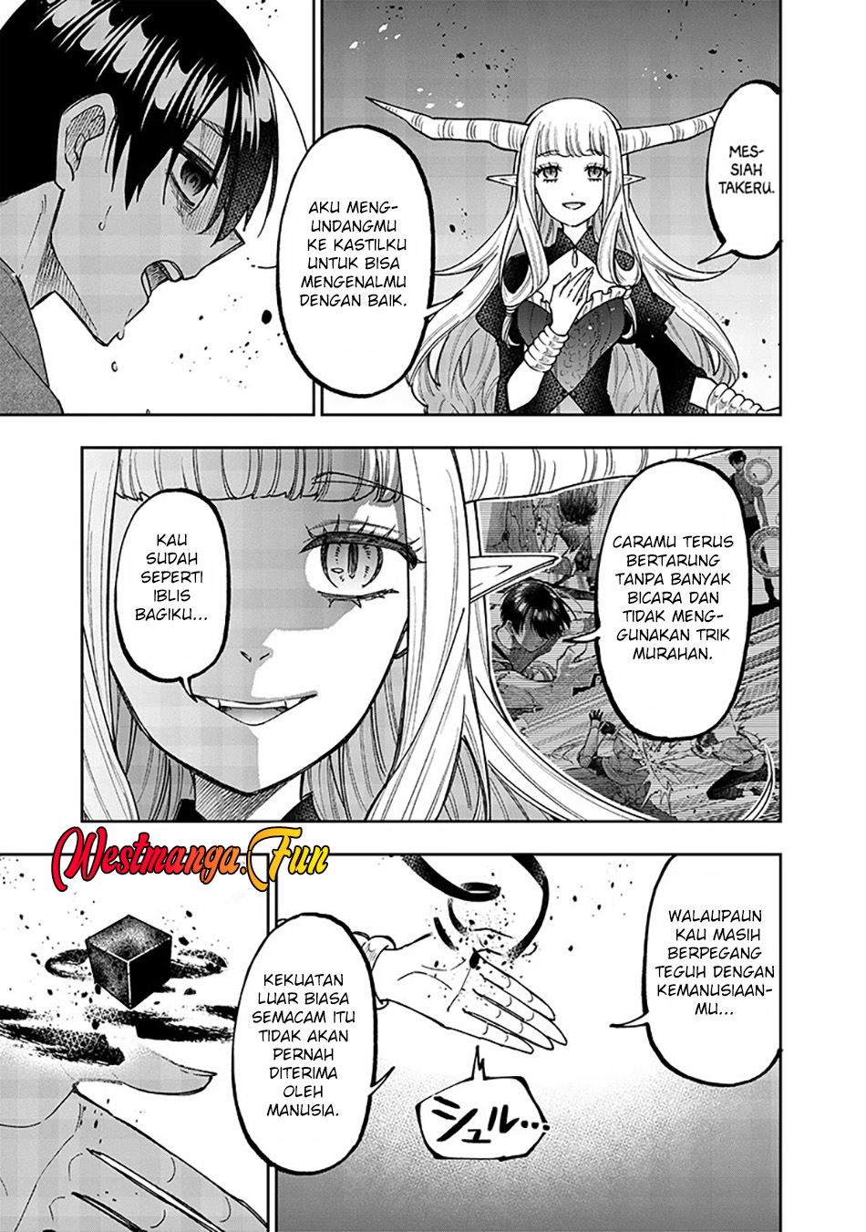 Kyuuseishu MESHIA ~Isekai wo sukutta moto yuusha ga mamono no afureru genjitsu sekai wo musou suru~ Chapter 39 Gambar 5