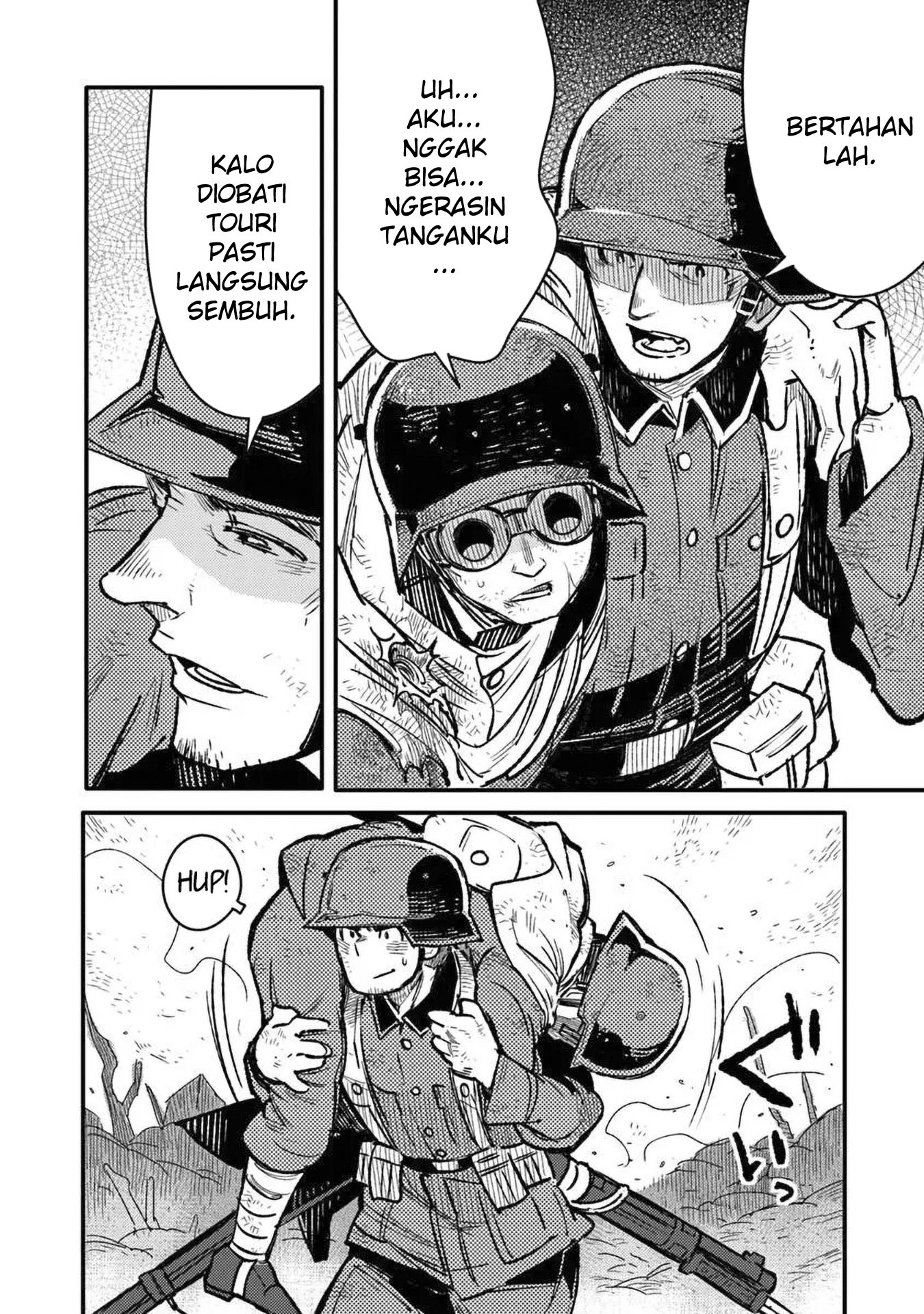 TS Eiseihei-san no Senjou Nikki Chapter 13 Gambar 14