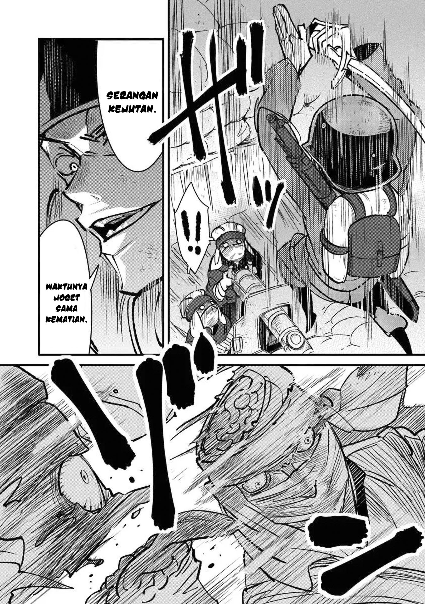 TS Eiseihei-san no Senjou Nikki Chapter 13 Gambar 16