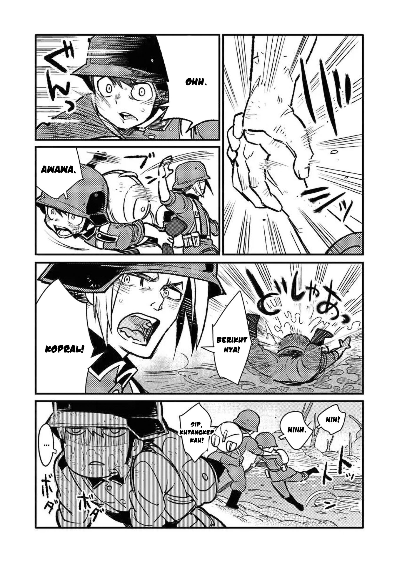 TS Eiseihei-san no Senjou Nikki Chapter 13 Gambar 11