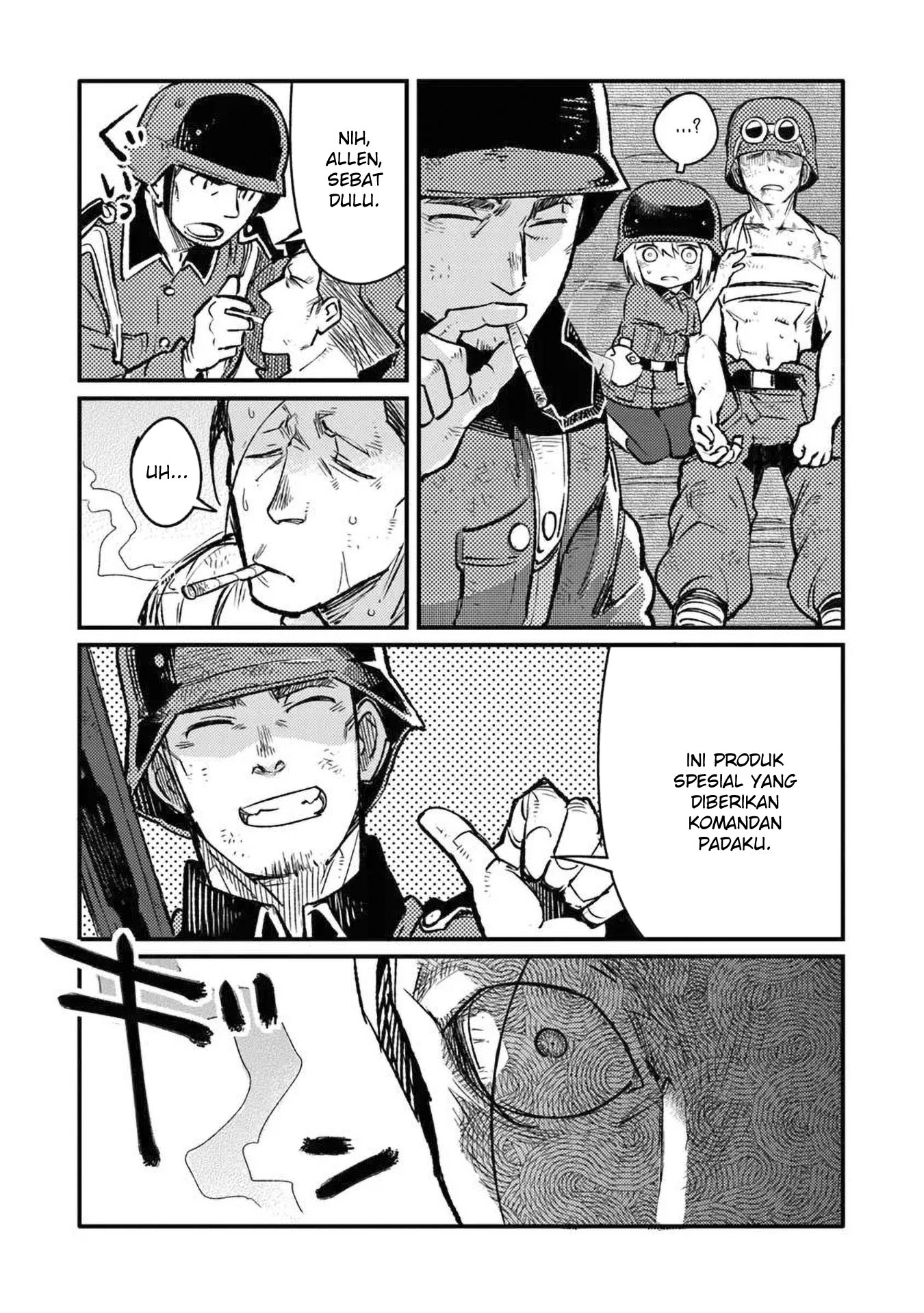 TS Eiseihei-san no Senjou Nikki Chapter 13 Gambar 21