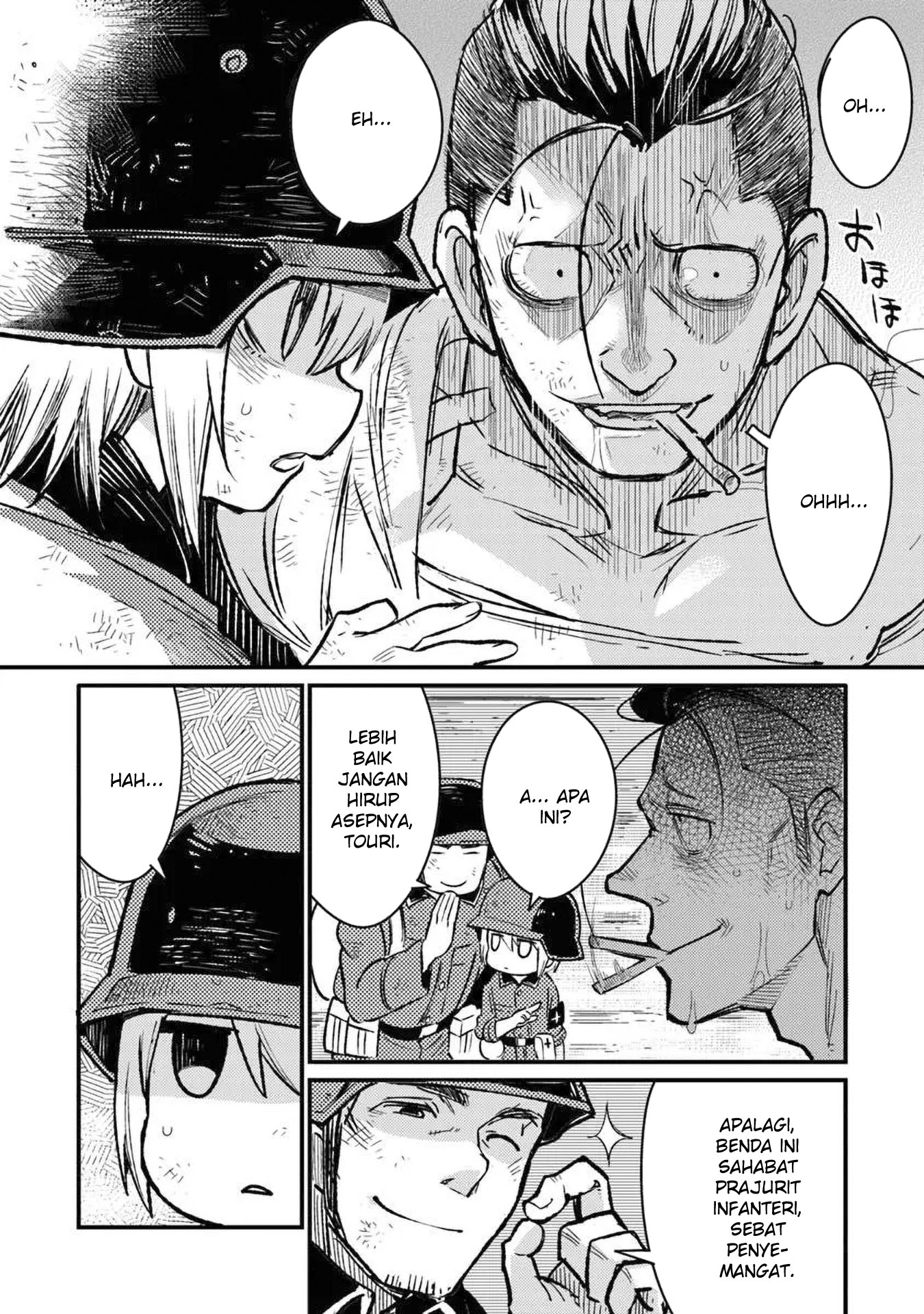 TS Eiseihei-san no Senjou Nikki Chapter 13 Gambar 22