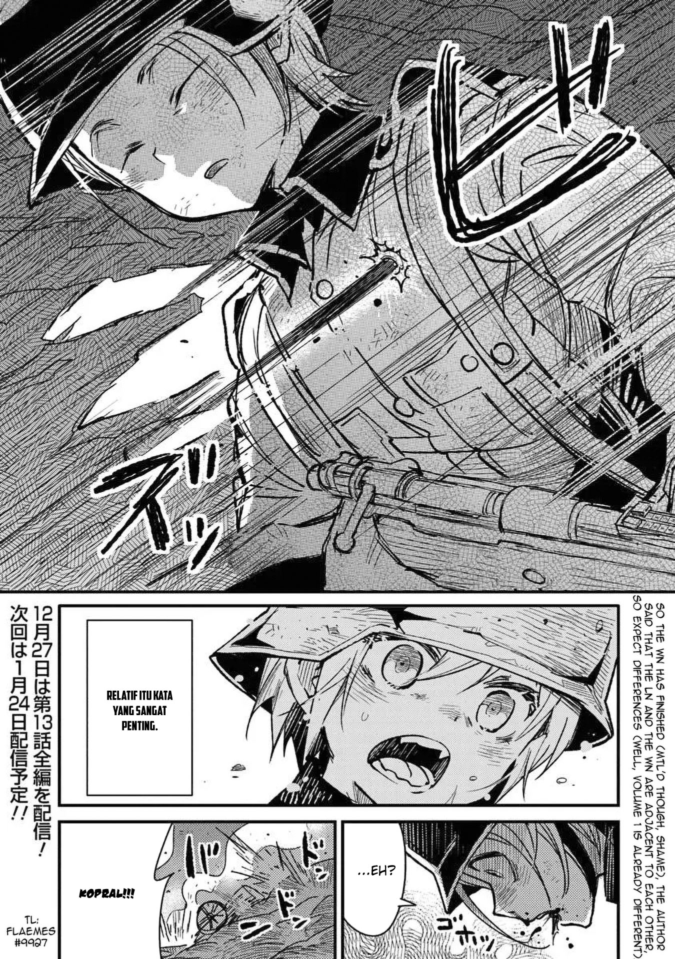 TS Eiseihei-san no Senjou Nikki Chapter 13 Gambar 36