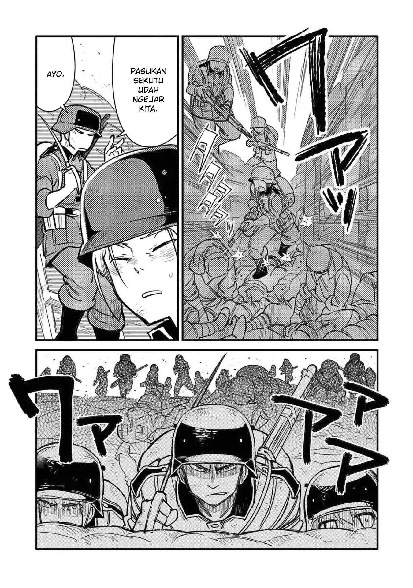 TS Eiseihei-san no Senjou Nikki Chapter 13 Gambar 31