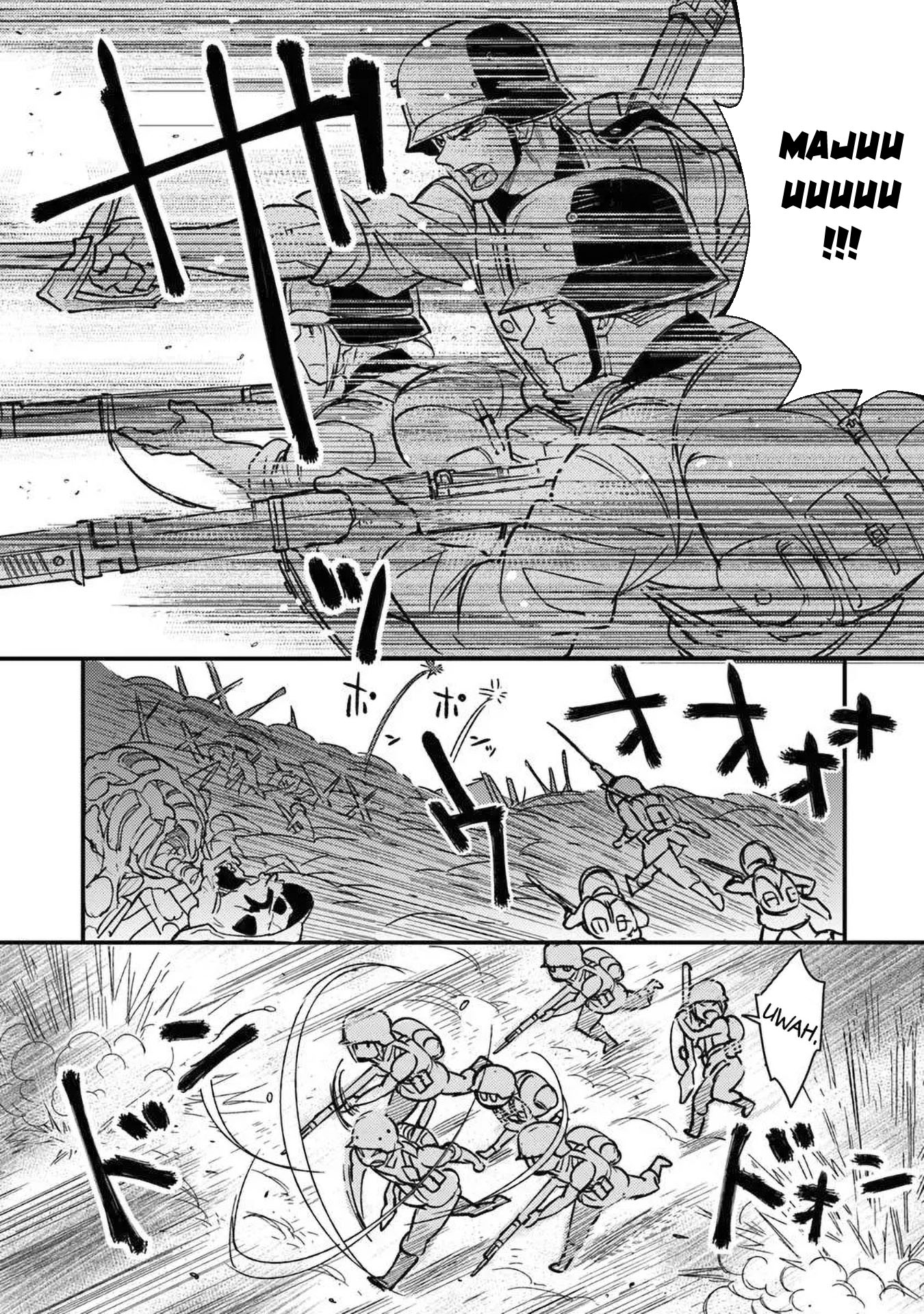 TS Eiseihei-san no Senjou Nikki Chapter 13 Gambar 32