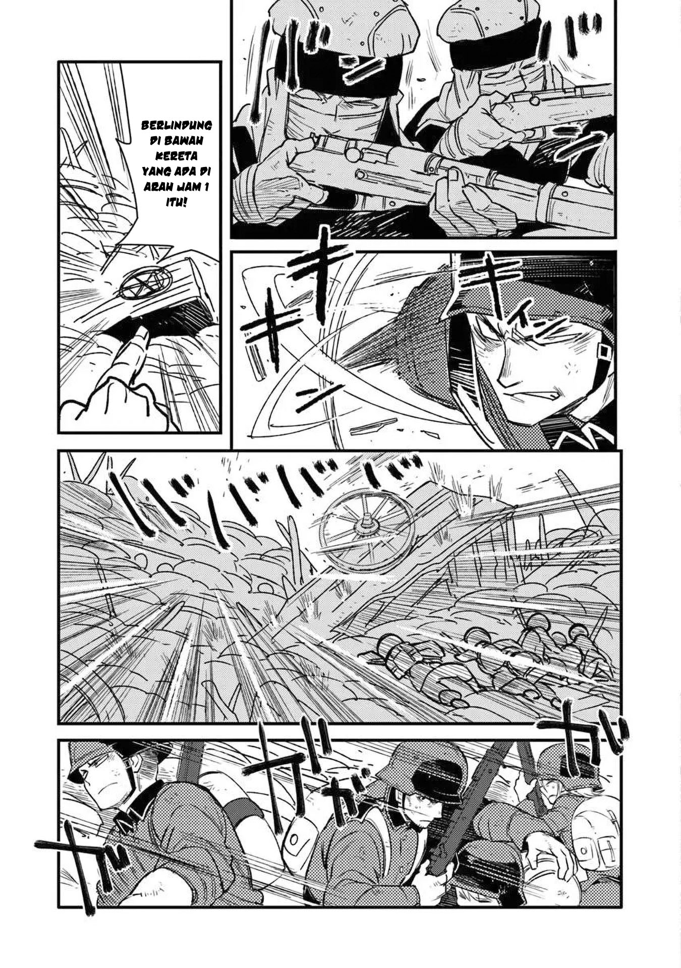 TS Eiseihei-san no Senjou Nikki Chapter 13 Gambar 33