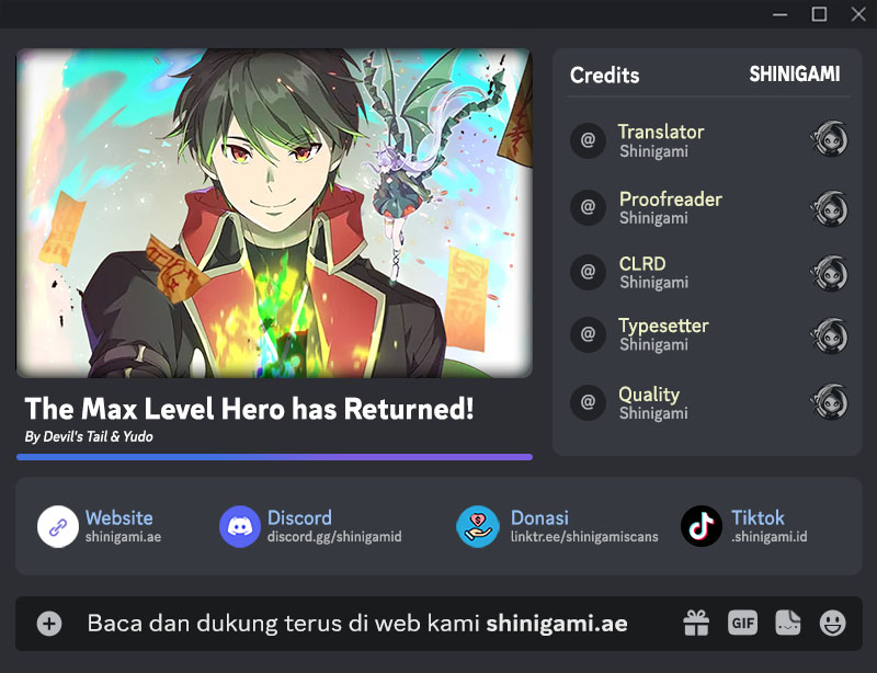 Komik The MAX leveled hero will return! Chapter 186 gambar nomor 1