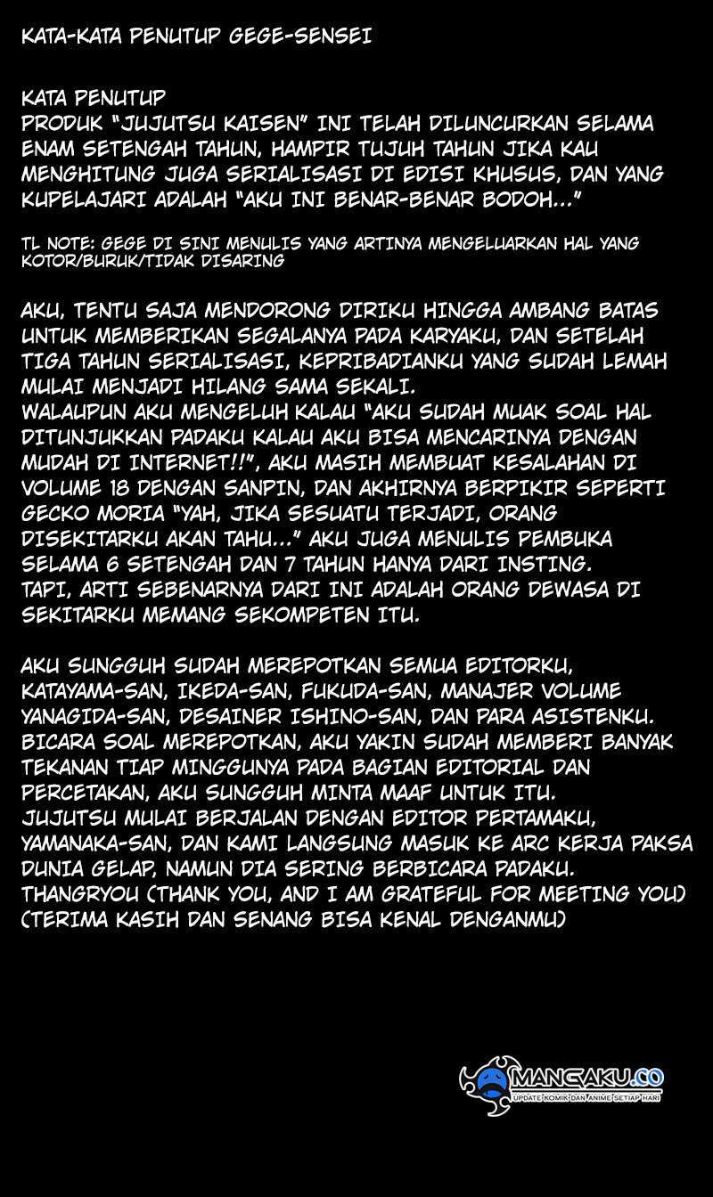 Jujutsu Kaisen Chapter 271.5 Gambar 20