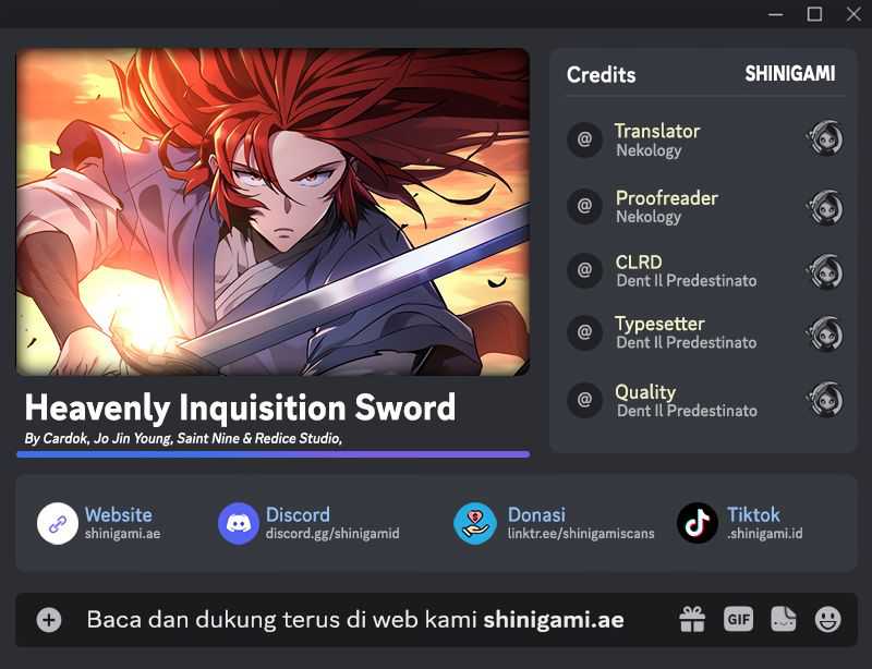 Komik Heavenly Inquisition Sword Chapter 103 gambar nomor 1