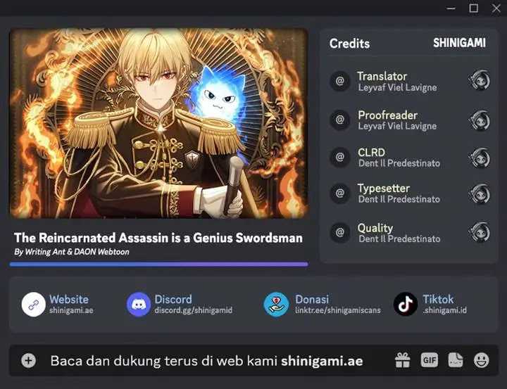 Komik The Reincarnated Assassin is a Genius Swordsman Chapter 46 gambar nomor 1