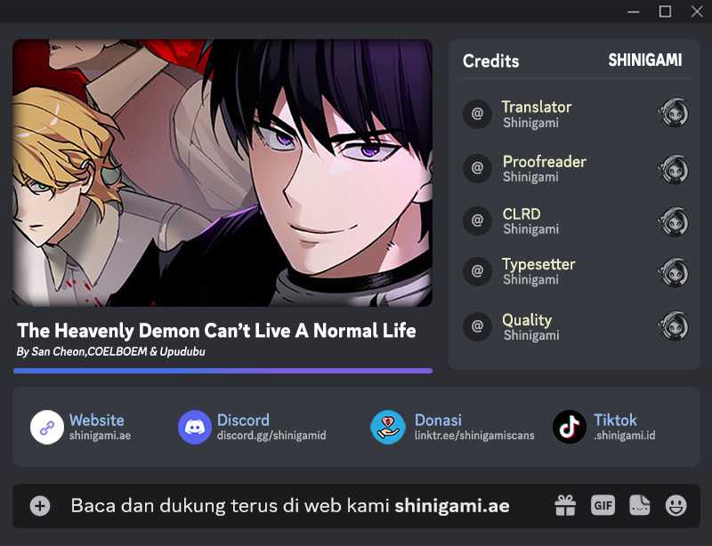 Komik The Heavenly Demon Can’t Live a Normal Life Chapter 139 gambar nomor 1