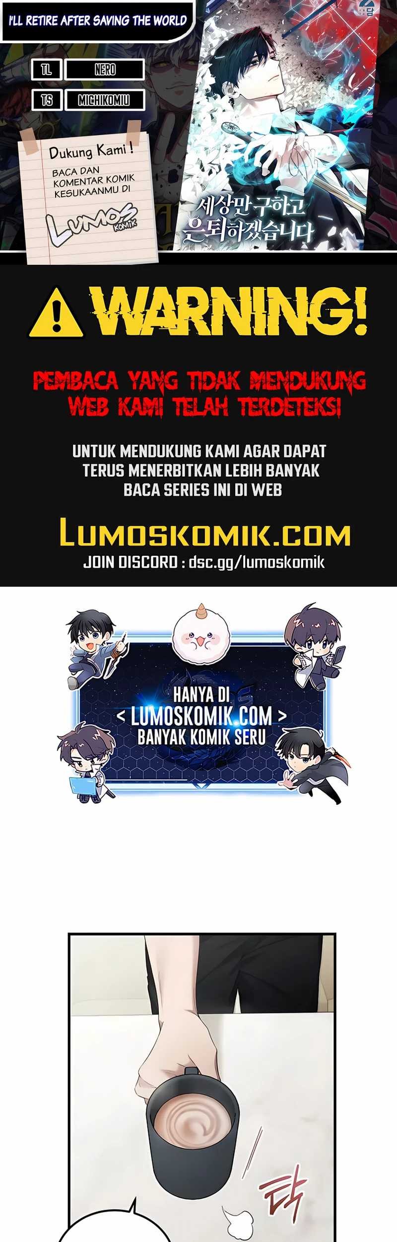 Komik I’ll Retire After Saving the World Chapter 45 gambar nomor 1