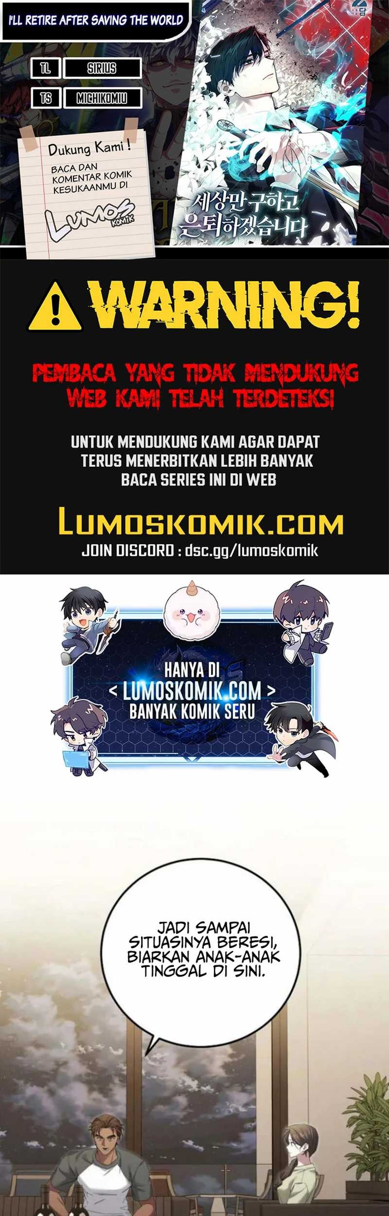 Komik I’ll Retire After Saving the World Chapter 44 gambar nomor 1