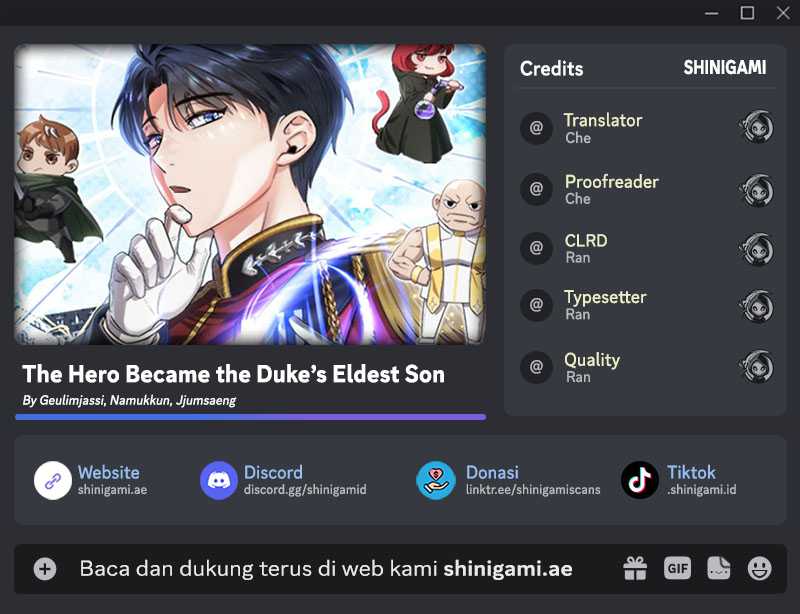 Komik The Hero Became The Duke’s Eldest Son Chapter 53 gambar nomor 1