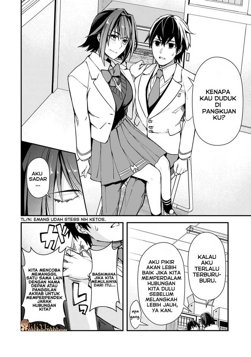 Ore ni Trauma wo Ataeta Joshi-tachi ga Chirachira Mitekuru kedo, Zannen desu ga Teokure desu Chapter 18.2 Gambar 7