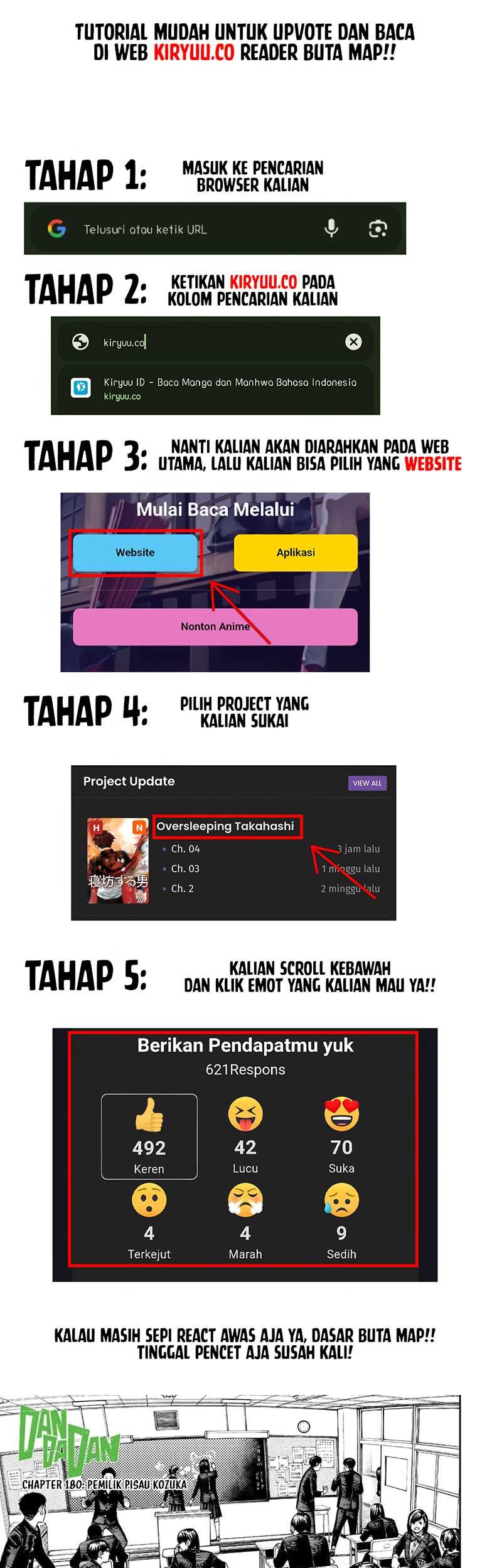 Manga DANDADAN Chapter 180 gambar nomor 2