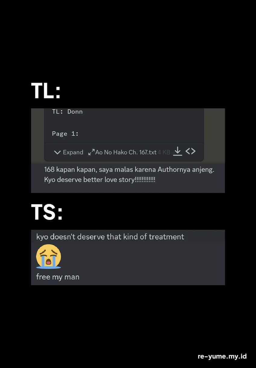 Ao no Hako Chapter 167 Gambar 21